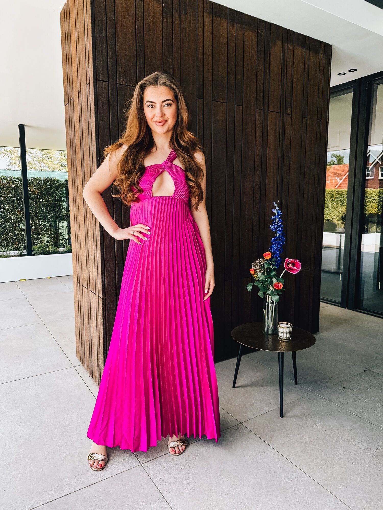 By Hilke Dress Estelle Fuchsia