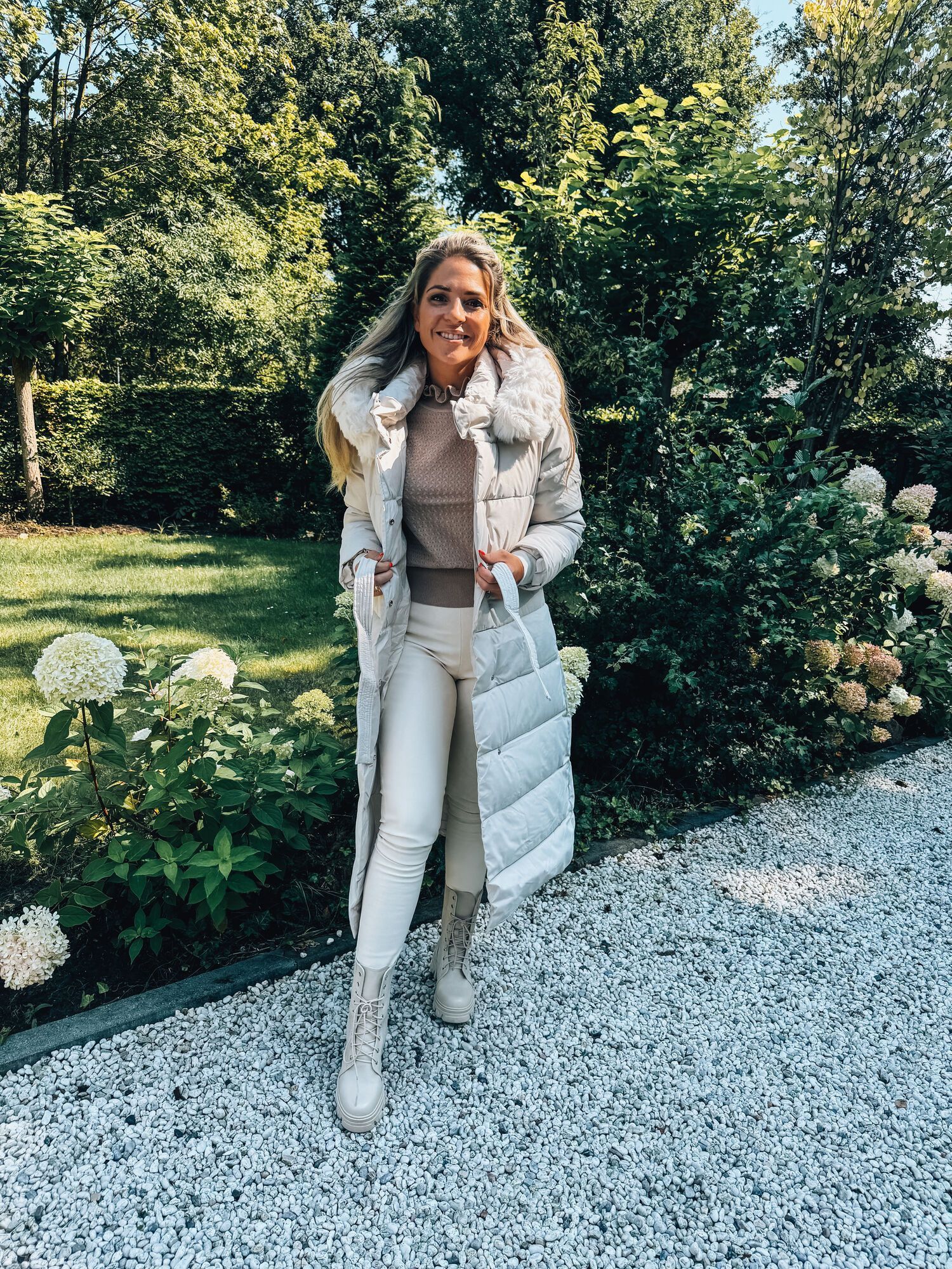 By Hilke Wintercoat Diede Ecru