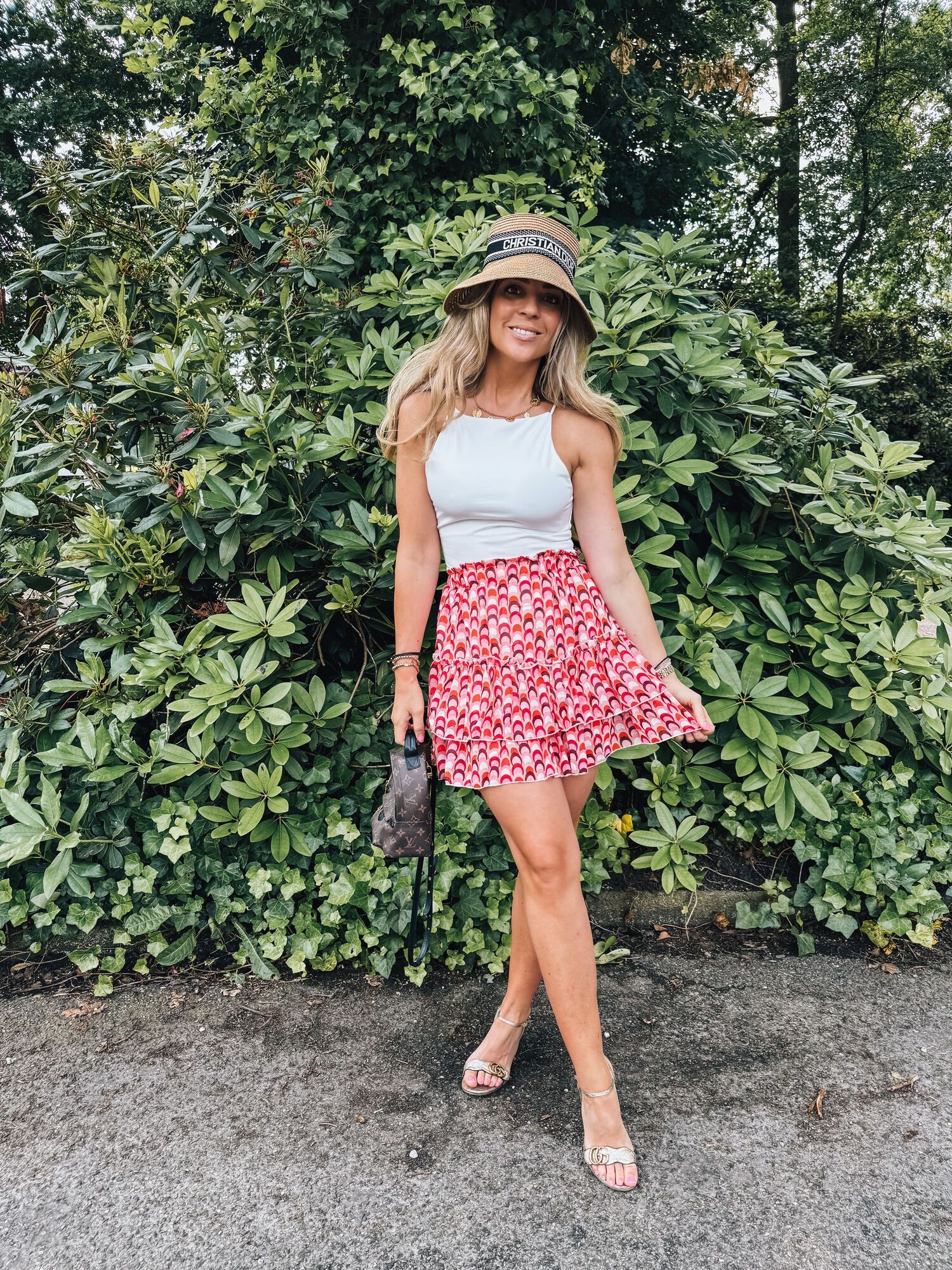 By Hilke Skirt Marisol Pink