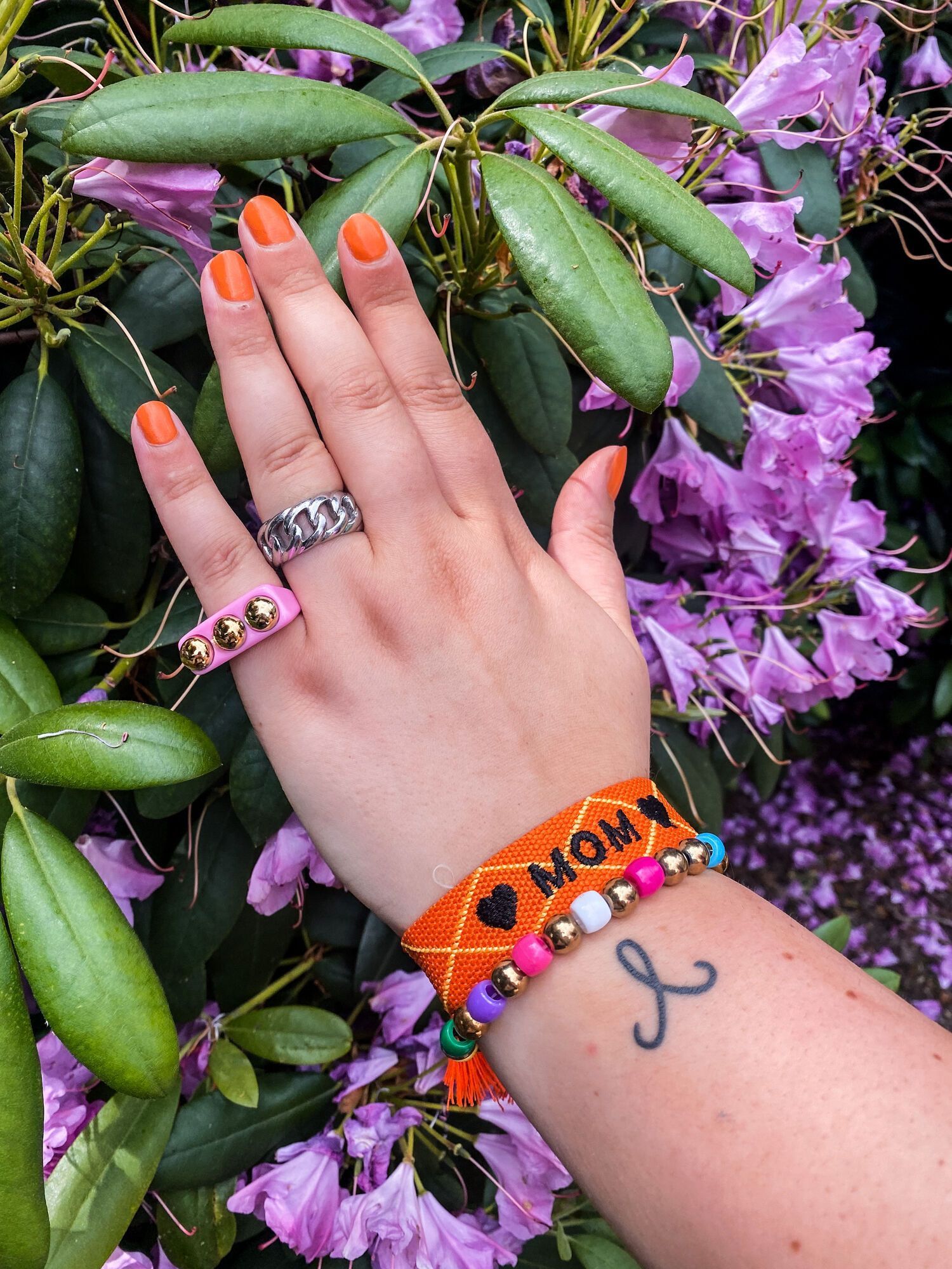 By Hilke Bracelet Mom Orange