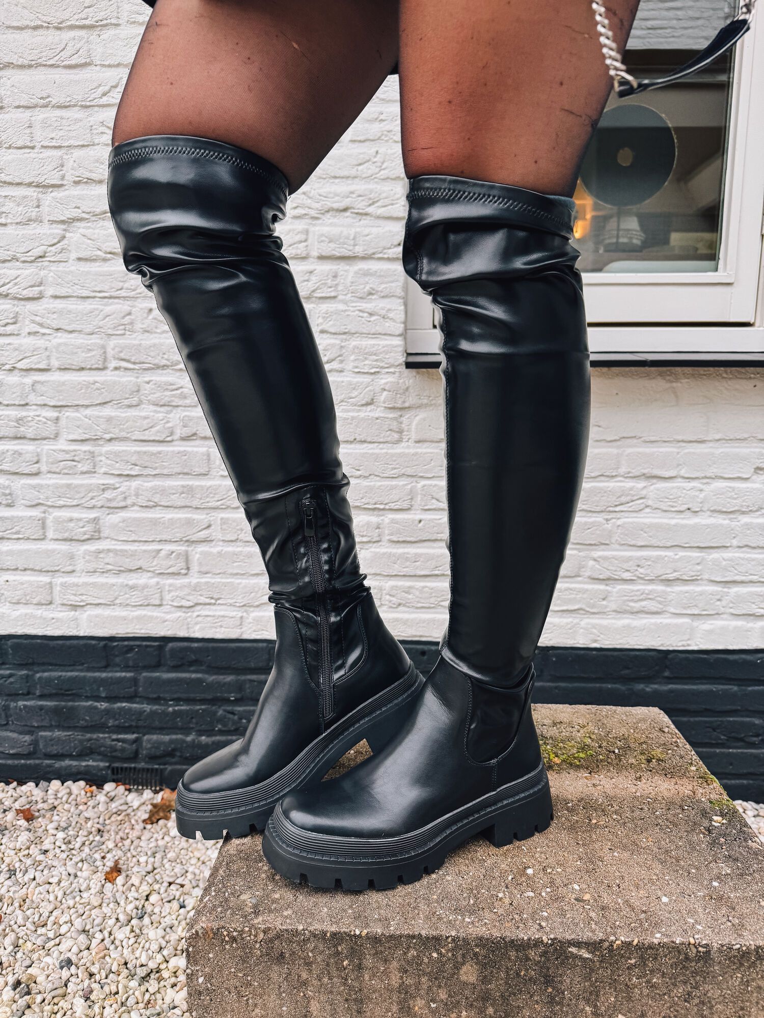 By Hilke Overknee Boots 