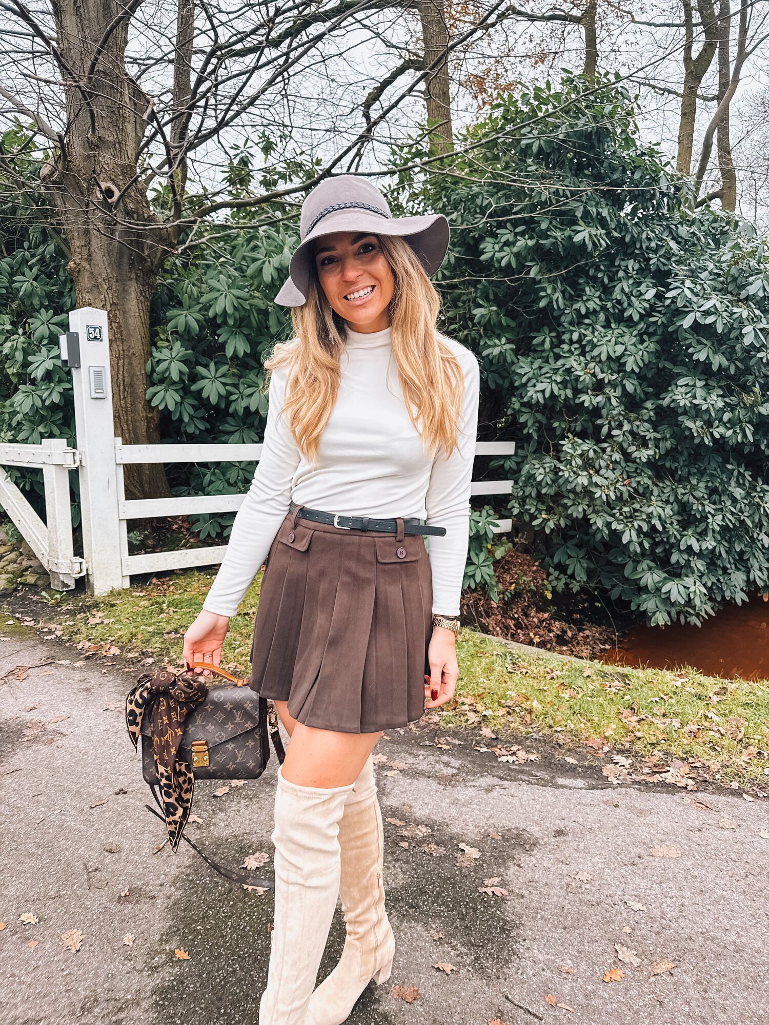By Hilke Skirt Olivia Brown