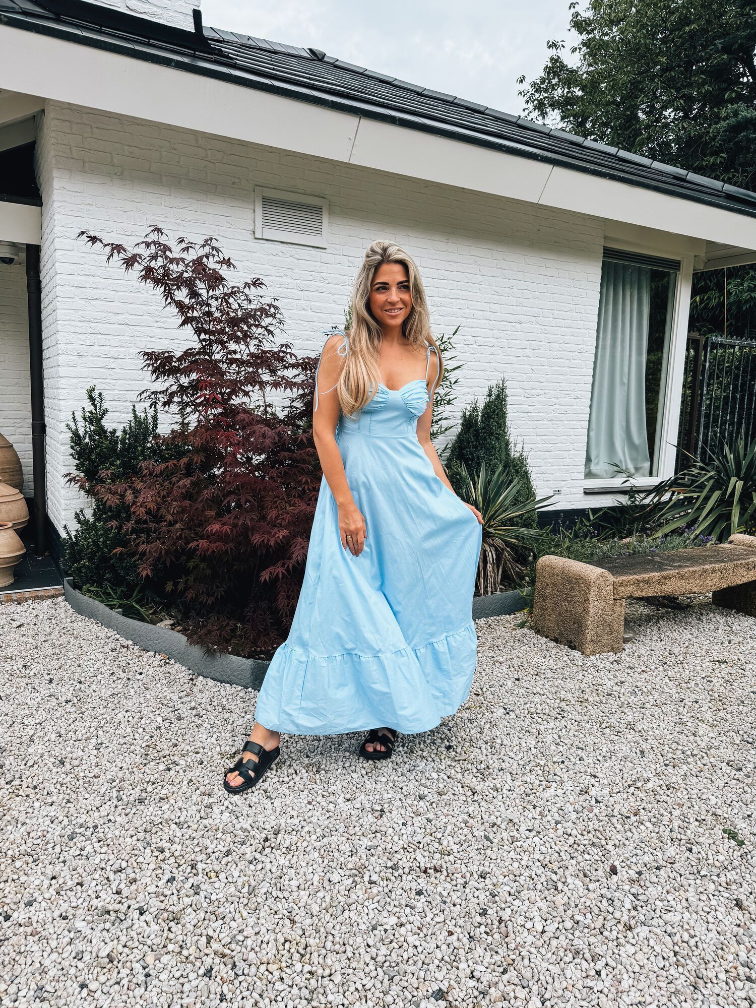 By Hilke Dress Ella Blue