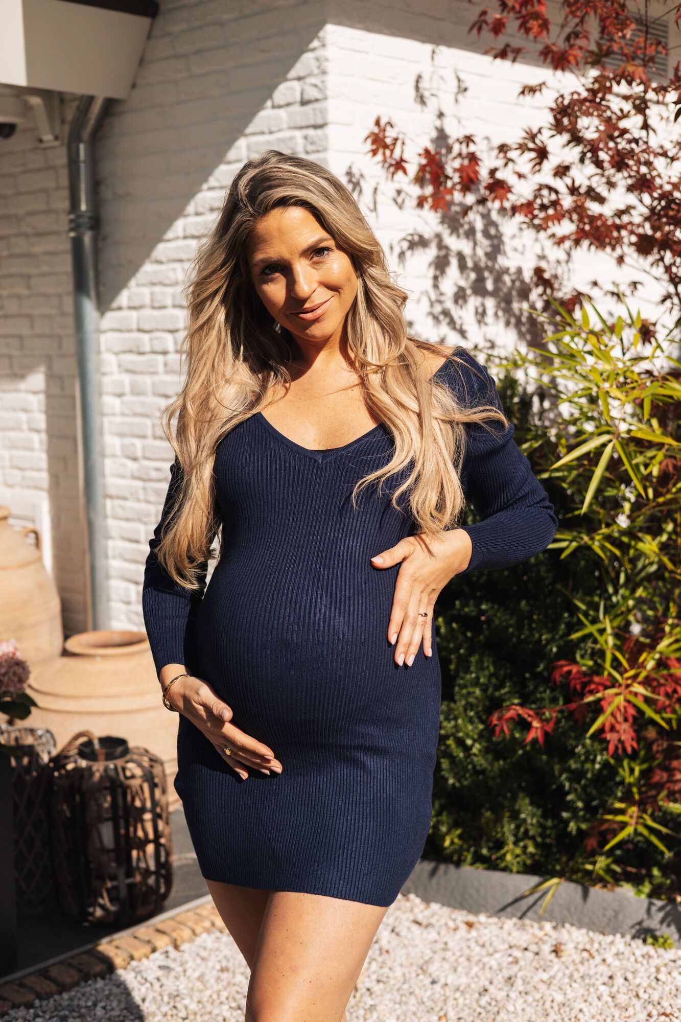 By Hilke Dress Kes Navy
