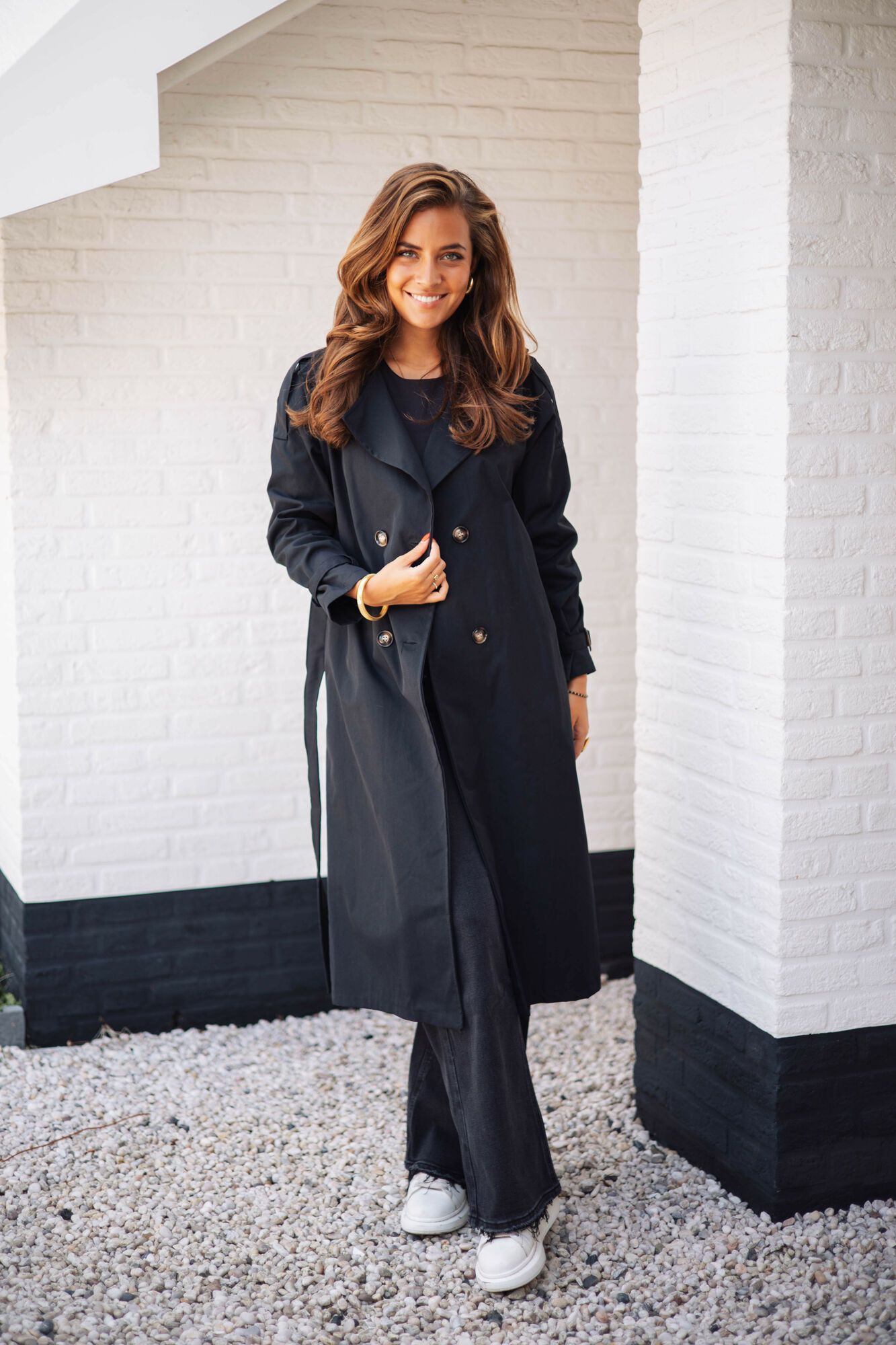 By Hilke Trenchcoat Black 