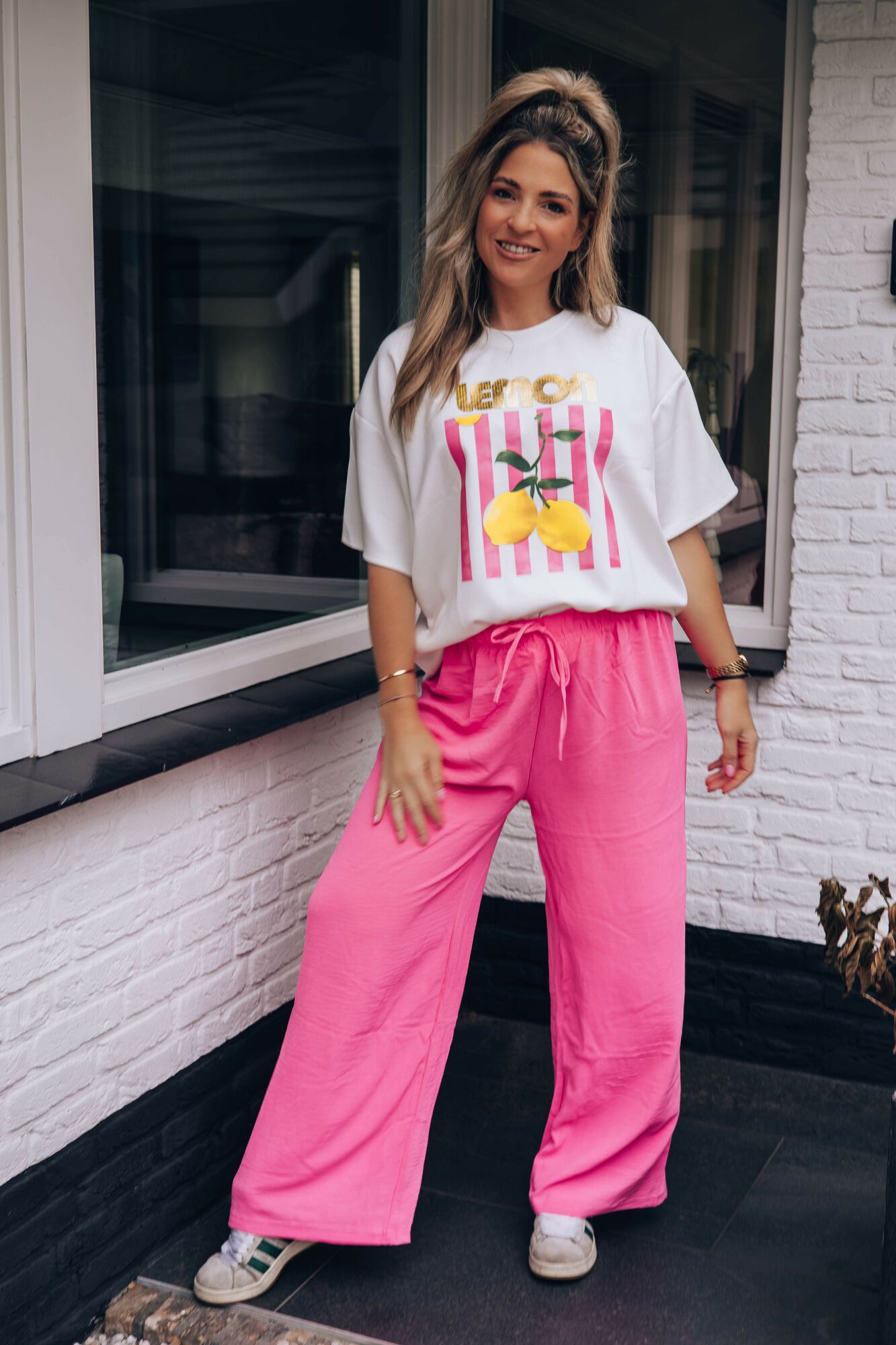 By Hilke Pants Sara Pink