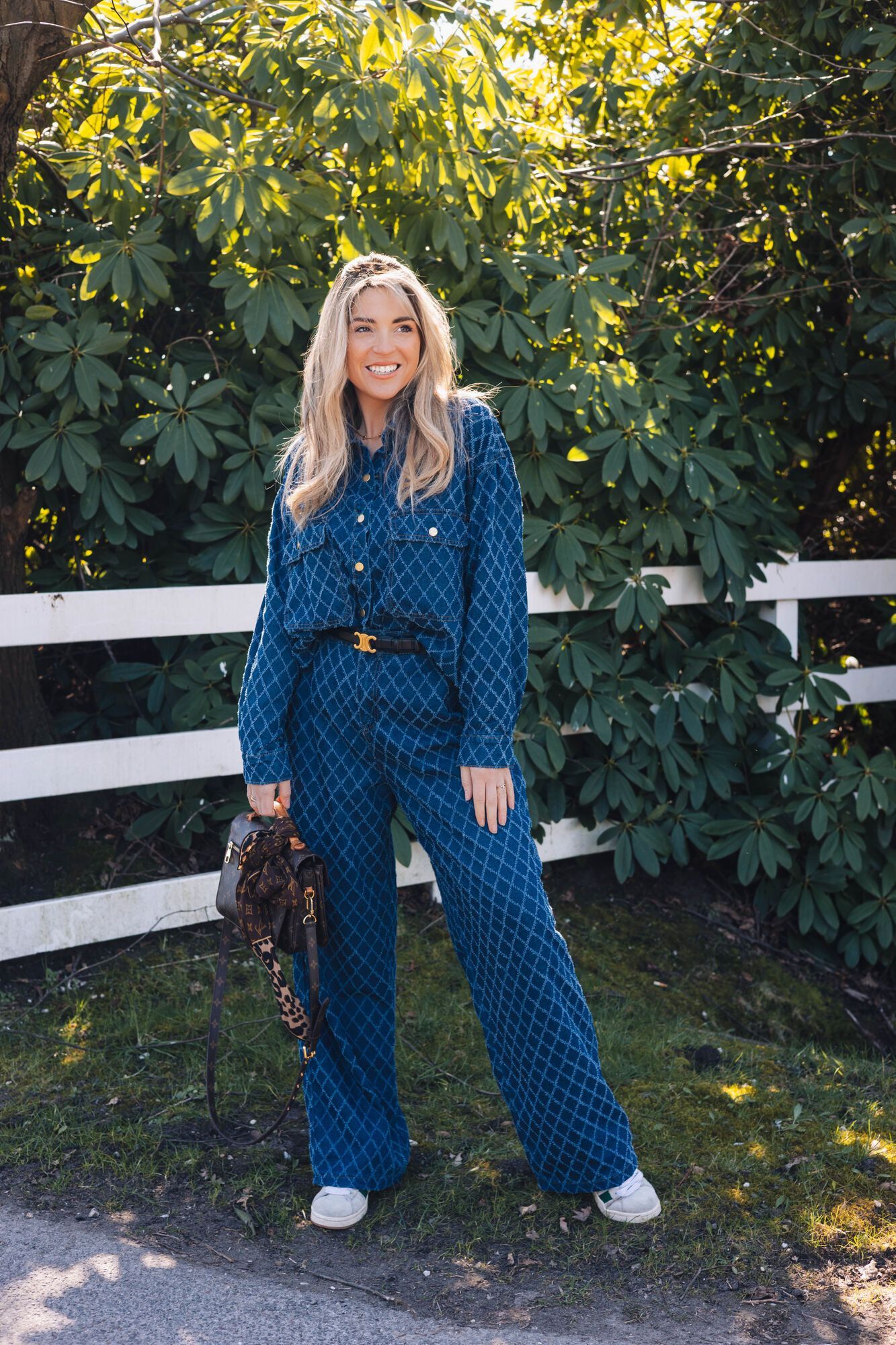 By Hilke Denim Set Rooz Dark Blue