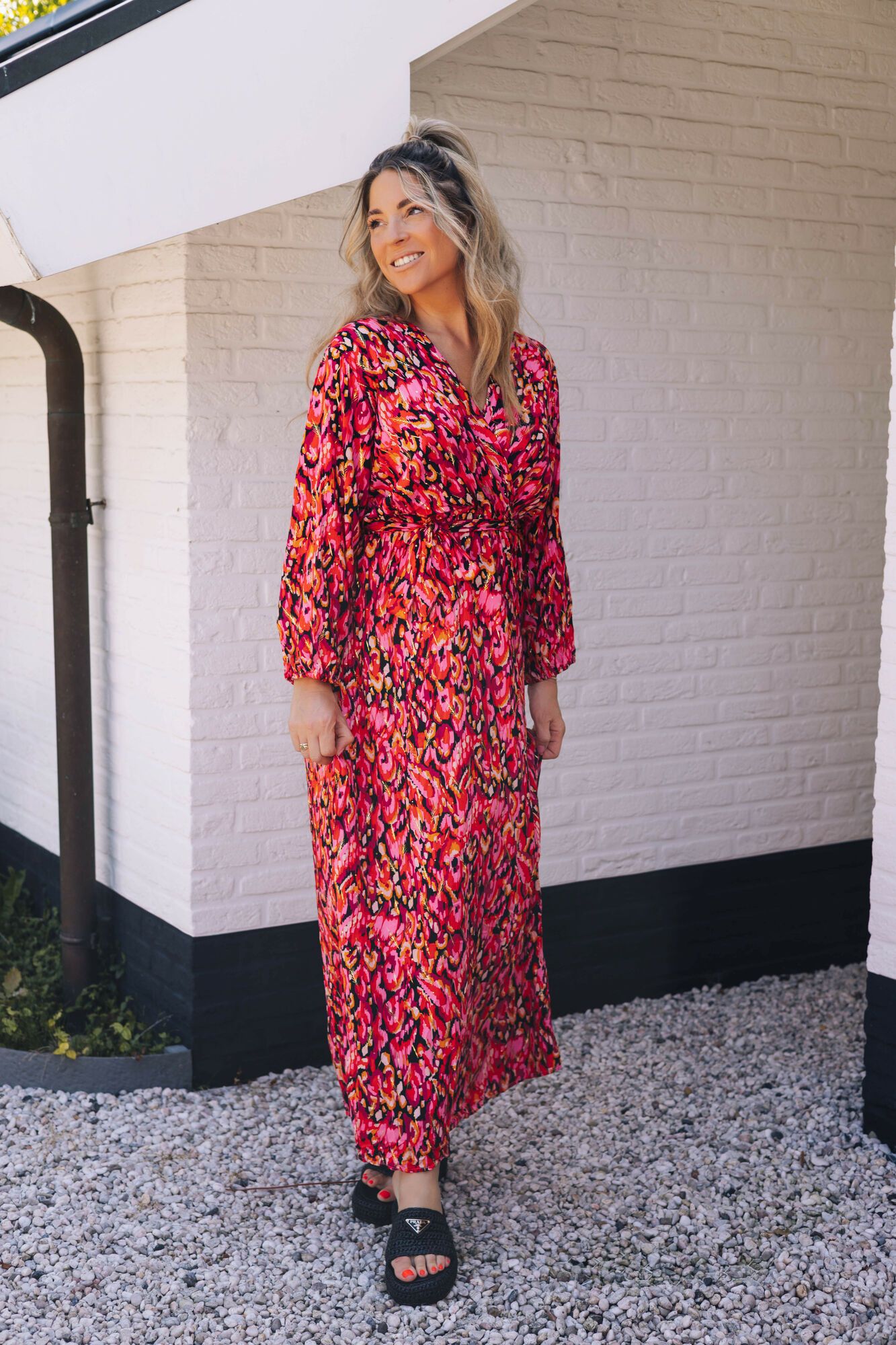 By Hilke Dress Jasmine Pink/Orange