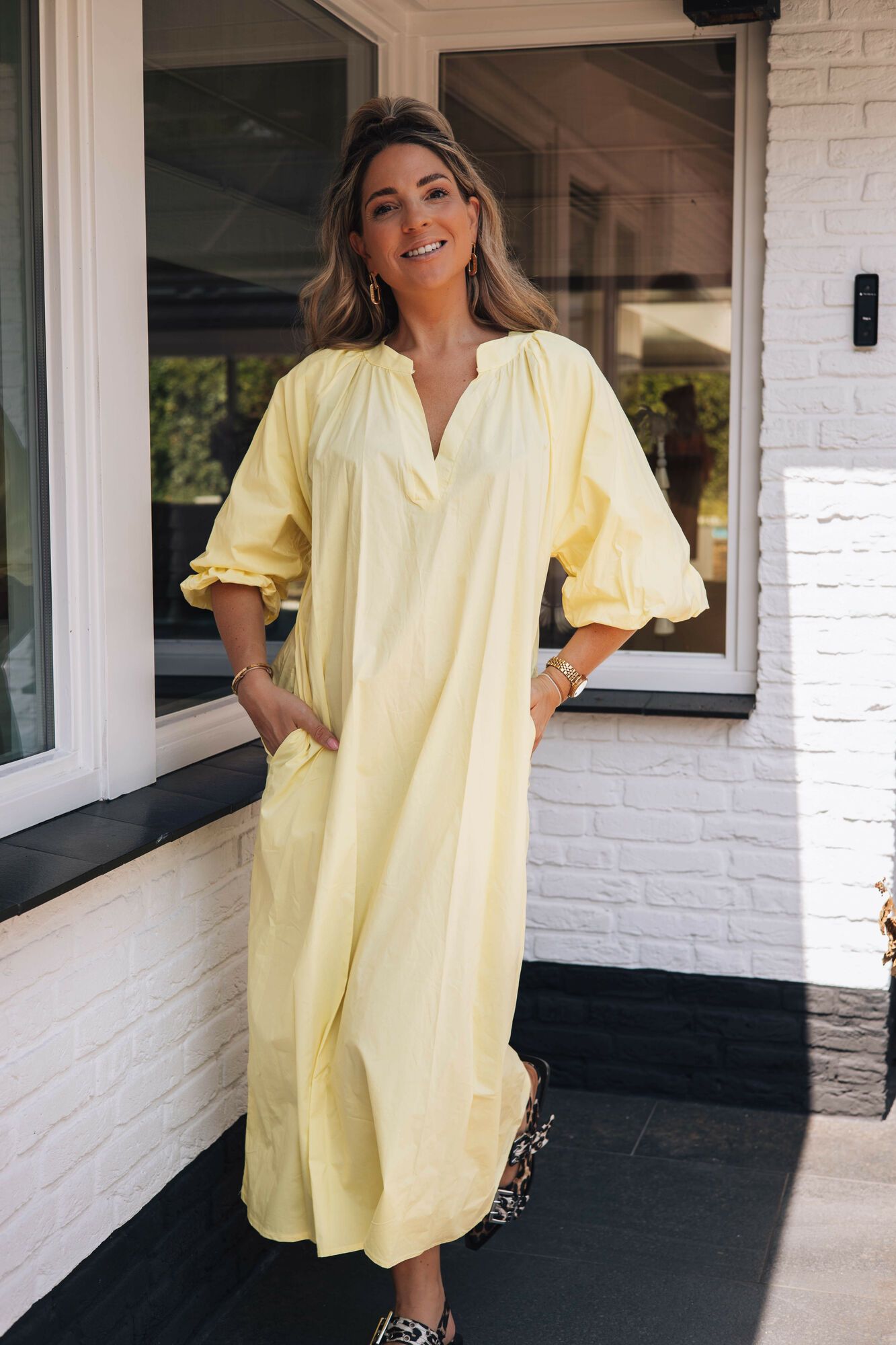 By Hilke Dress Sanna Yellow