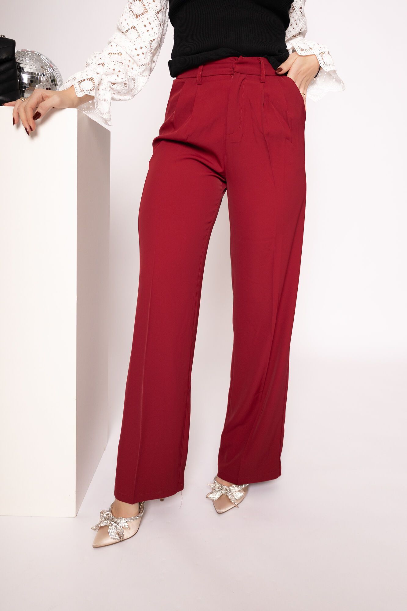 By Hilke Pantalon Jill Bordeaux