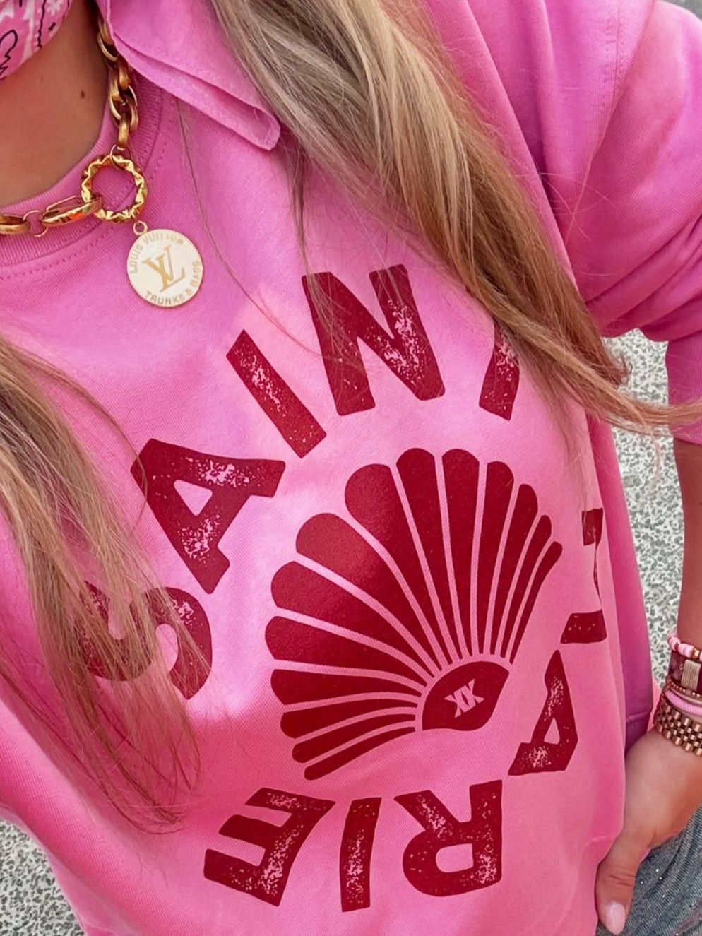 By Hilke Sweater Saint Marie Pink