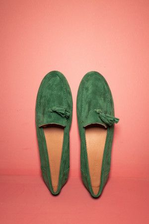 By Hilke Loafers Green
