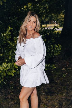 By Hilke Playsuit Aurore White