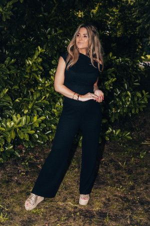 By Hilke Set Cami Black