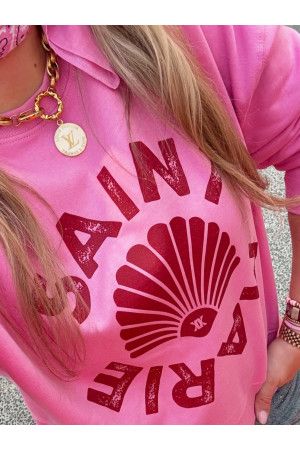 By Hilke Sweater Saint Marie Pink