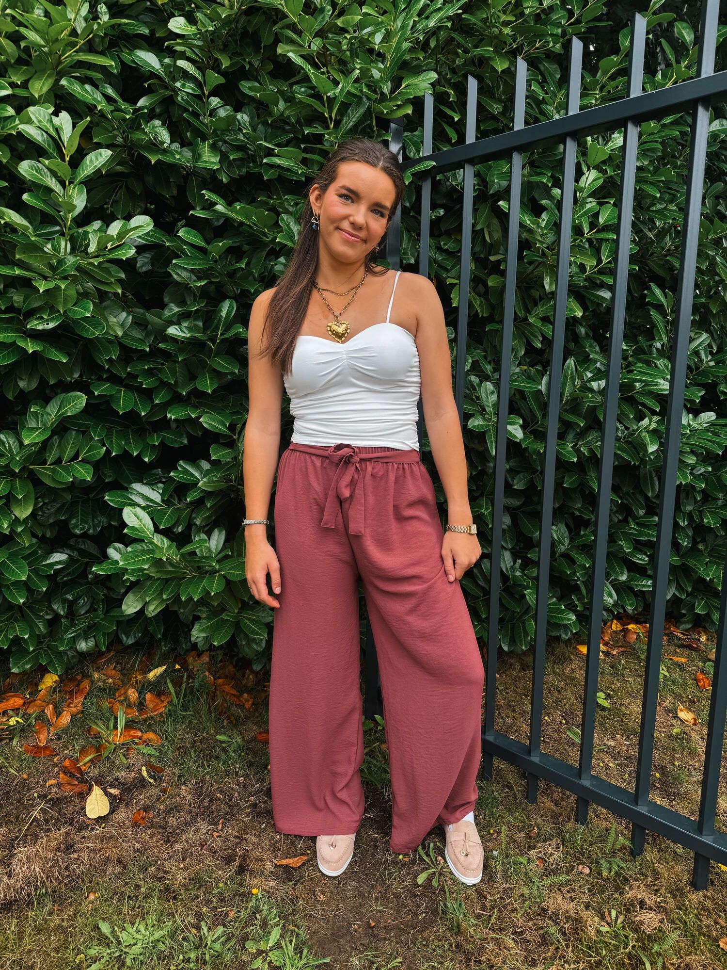 By Hilke Pants Dewi Terracotta