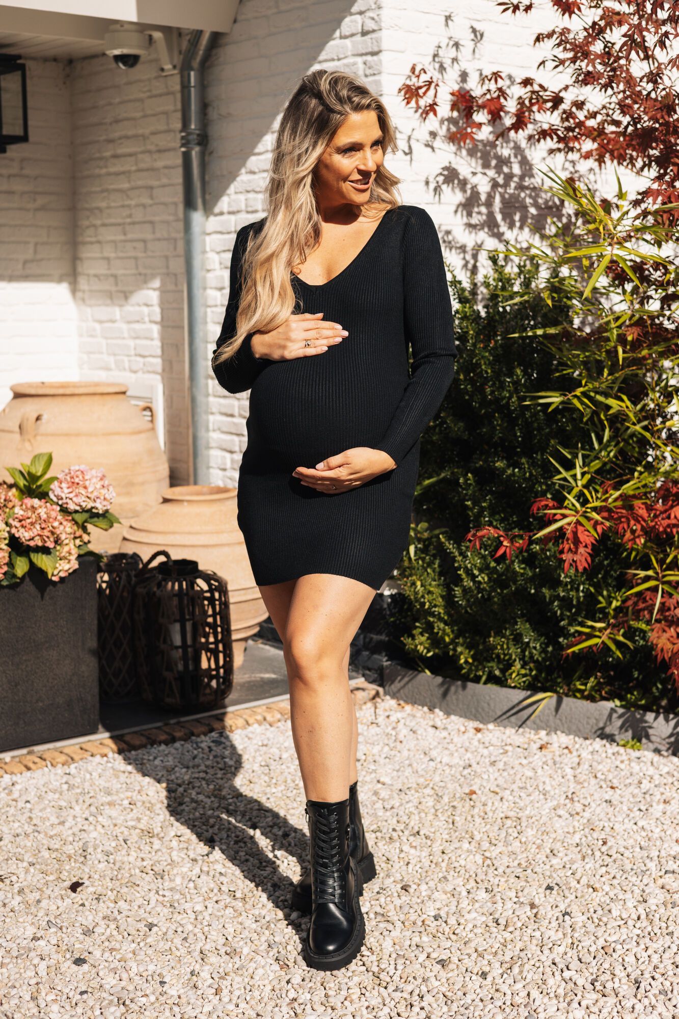 By Hilke Dress Kes Black