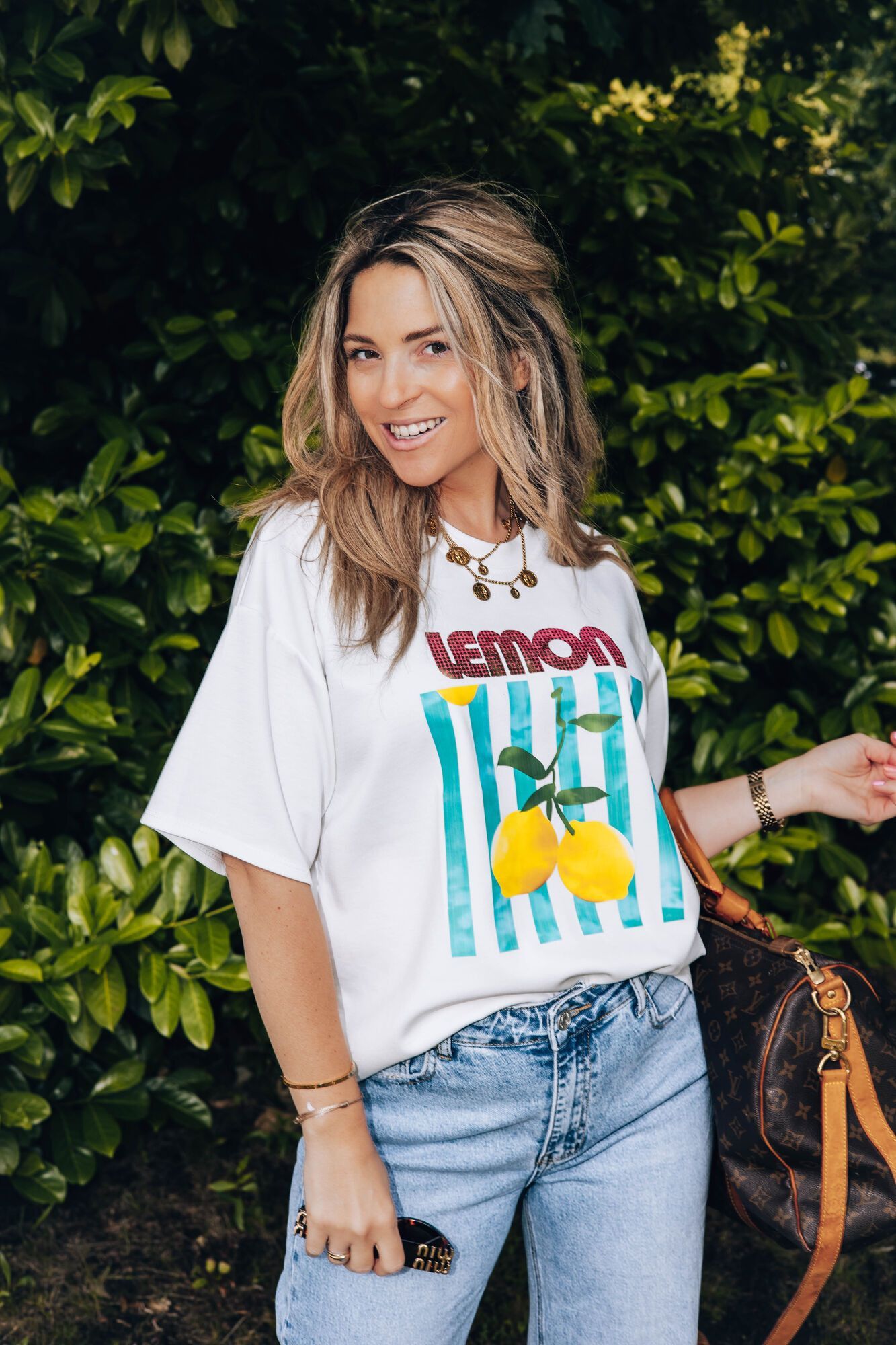 By Hilke Tee Lemon Blue