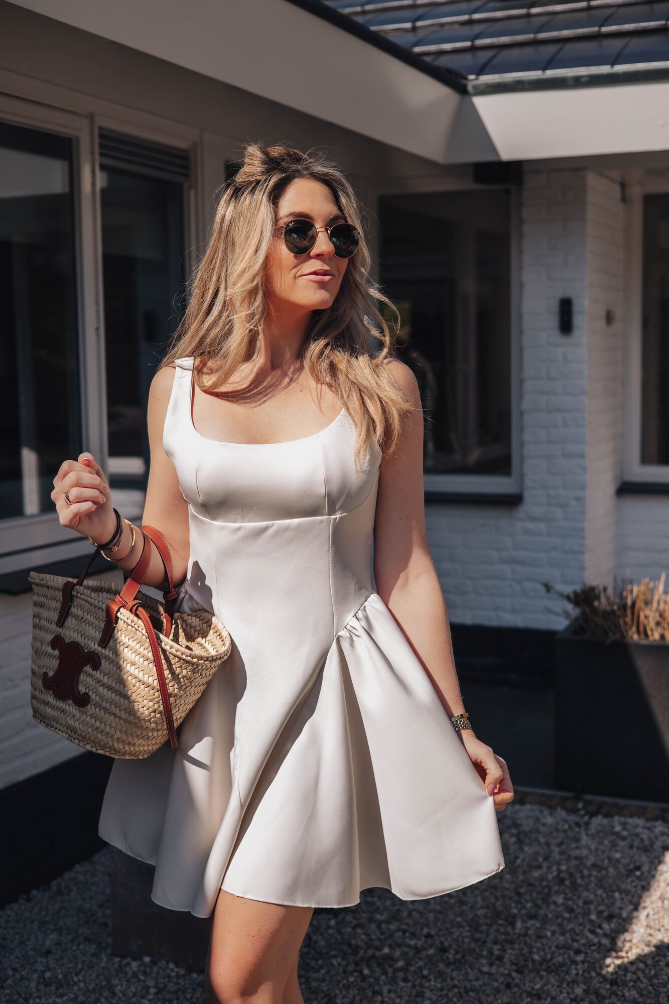 By Hilke Dress Imke Beige