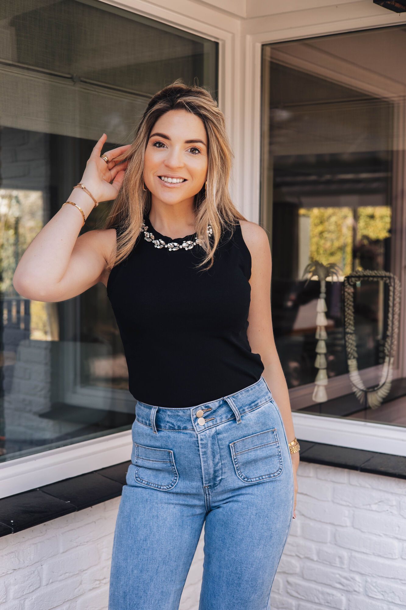 By Hilke Top Isa Black
