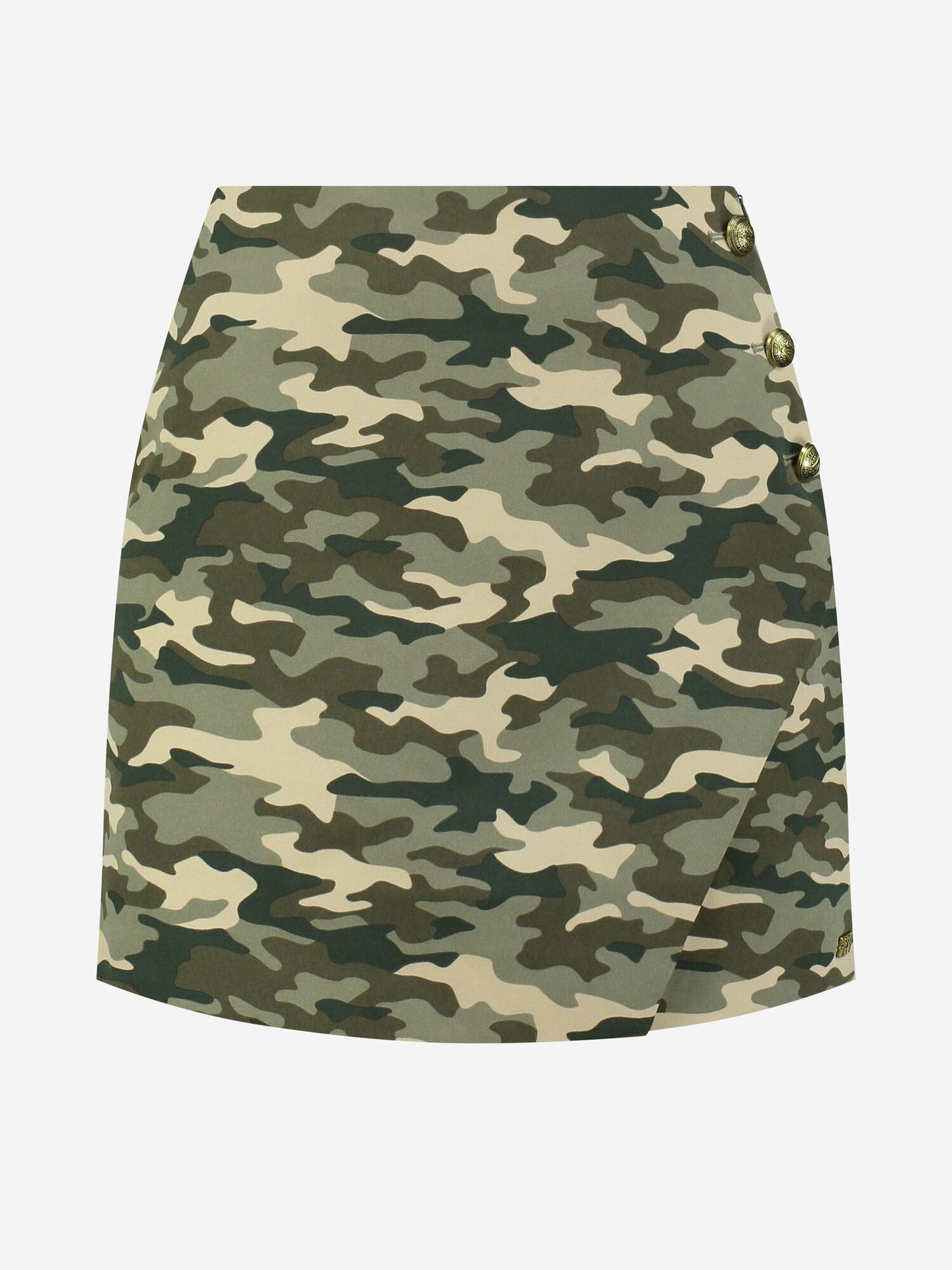 Nikkie Asti Camo Skirt - Combat Green 