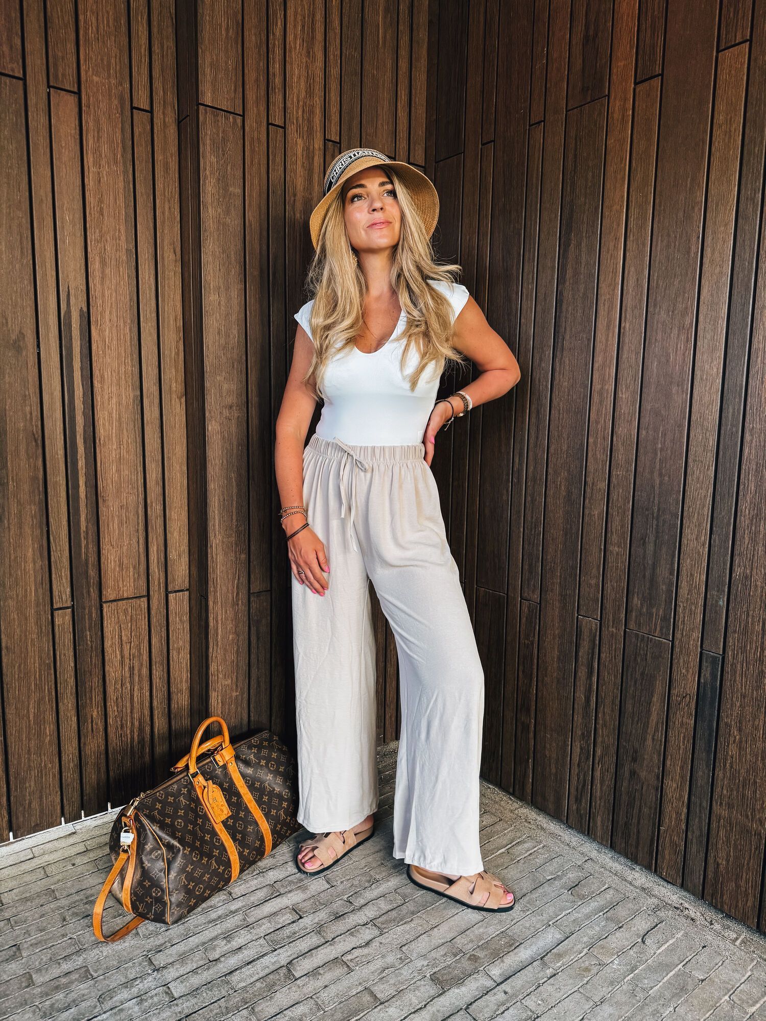 By Hilke Pants Sara Beige