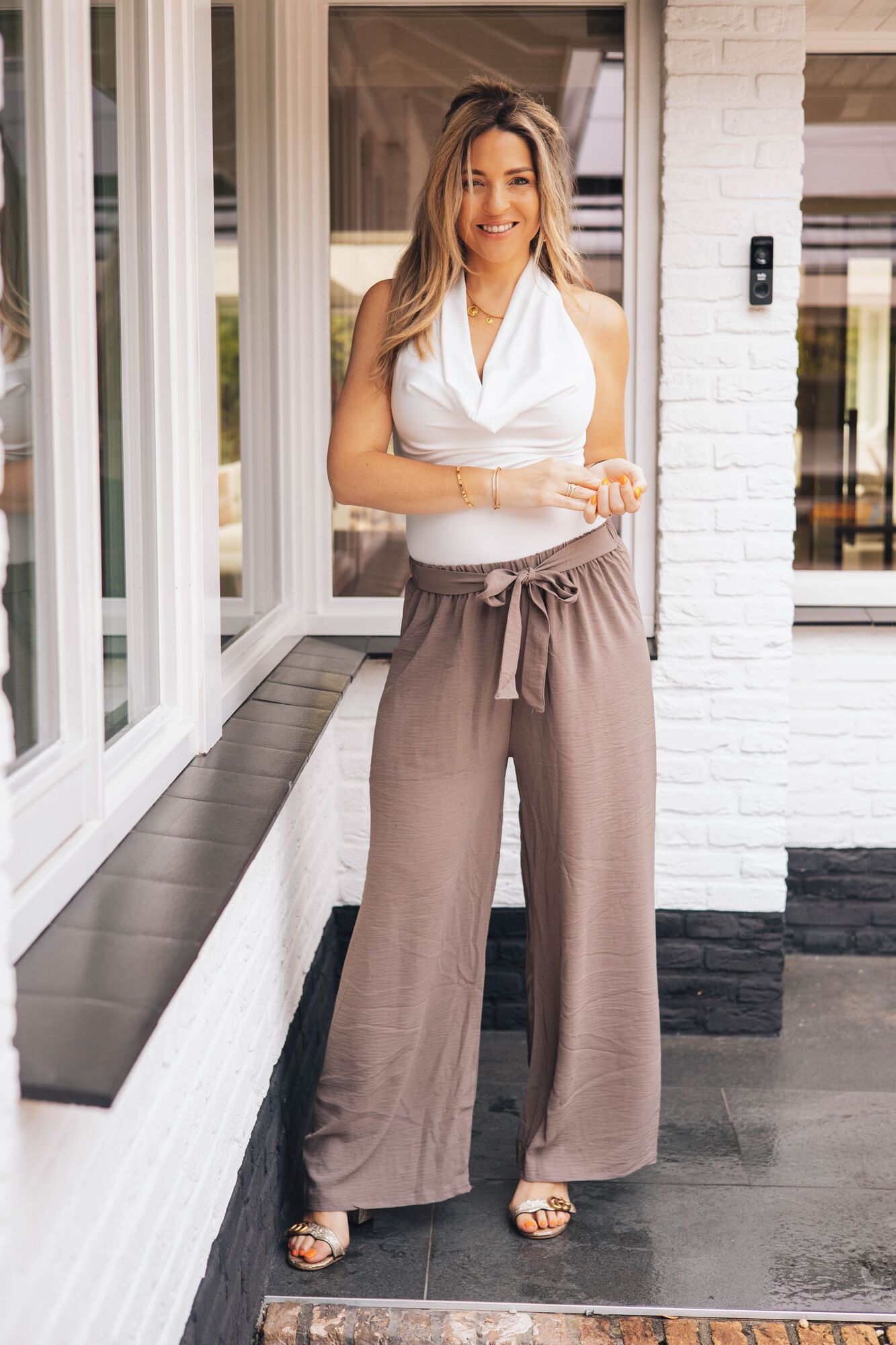 (PRE-ORDER) By Hilke Pants Dewi Taupe