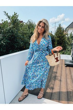 By Hilke Dress Jasmine Blue