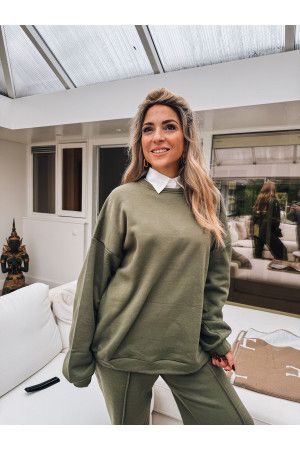 By Hilke Sweater Army