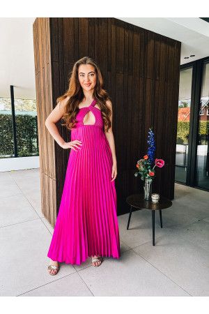By Hilke Dress Estelle Fuchsia