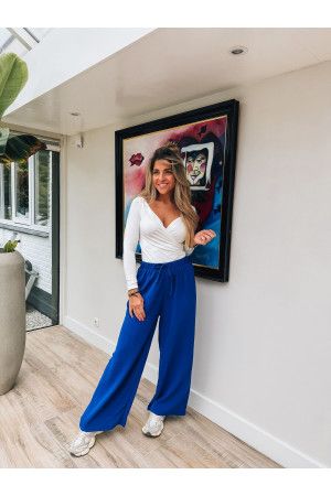 By Hilke Pants Sara Royal Blue