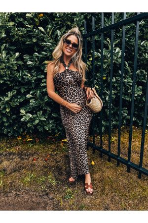 By Hilke Travel Dress Maxime Leopard 