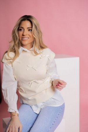 By Hilke Top Tess Beige