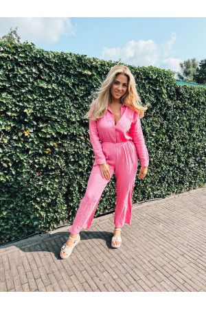 By Hilke Jumpsuit Flo Pink