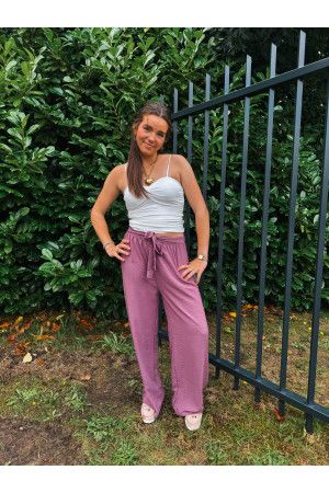 By Hilke Pants Dewi Purple