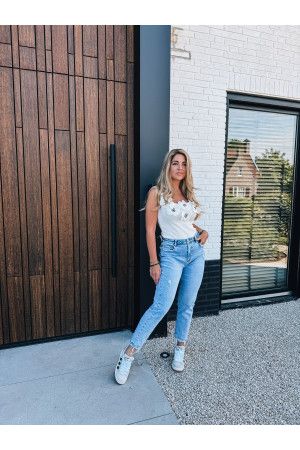 By Hilke Top Flower White