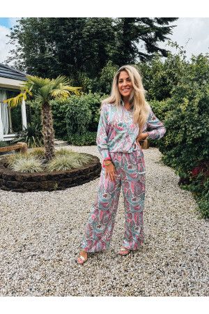 By Hilke Set Paisley Pink
