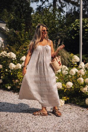 By Hilke Dress Marell Beige