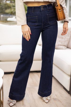 By Hilke Jeans Elene Dark Blue