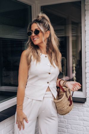 By Hilke Gilet Jill Beige