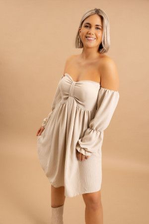 By Hilke Dress Liza Beige