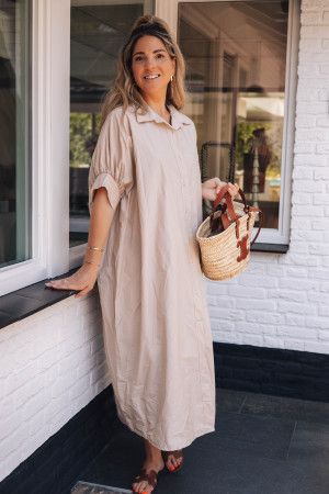 By Hilke Dress Bella Beige