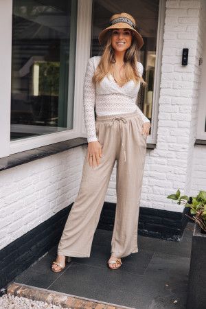 By Hilke Pants Ziva Taupe